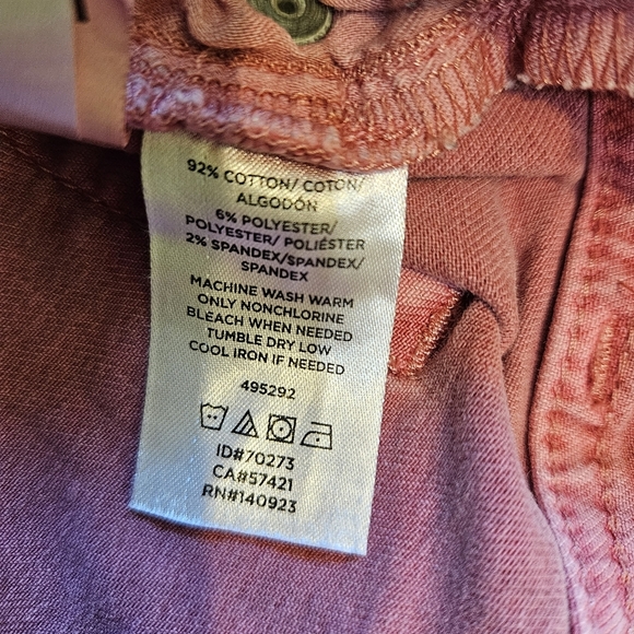 LOFT Modern Skinny Crop Jeans Pink Size 27 / 4 - Picture 12 of 16